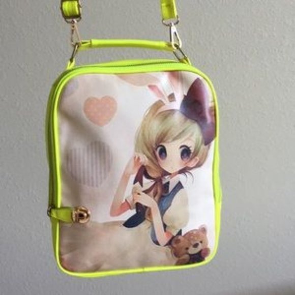 Neon Anime Harajuku Kawaii Bunny Girl Backpack - Picture 2 of 6